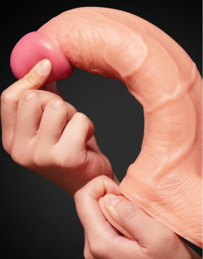Giant Dildo King Sized Dual Layer 10-Inch Nature Cock Silicone