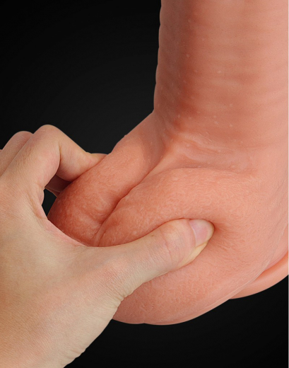 Riesendildo King Sized Dual Layer 12-Inch Nature Cock Silikon