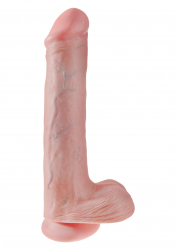Riesendildo m. Hoden King Cock 13 Inch Balls haut