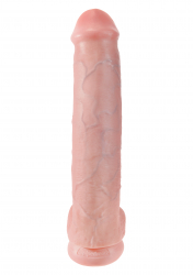 Giant Dildo w. Suction Base King Cock 15 Inch Balls skin