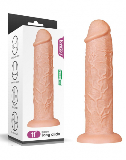 Giant Dildo w. Suction Base King Sized 11-Inch PVC