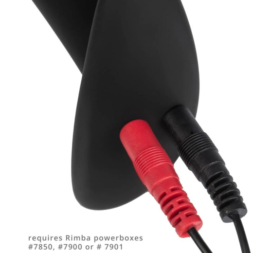 Rimba E-Stim Analplug m. Kugeln Silikon bipolar gerundete Basis 2.6cm Durchmesser von RIMBA günstig kaufen