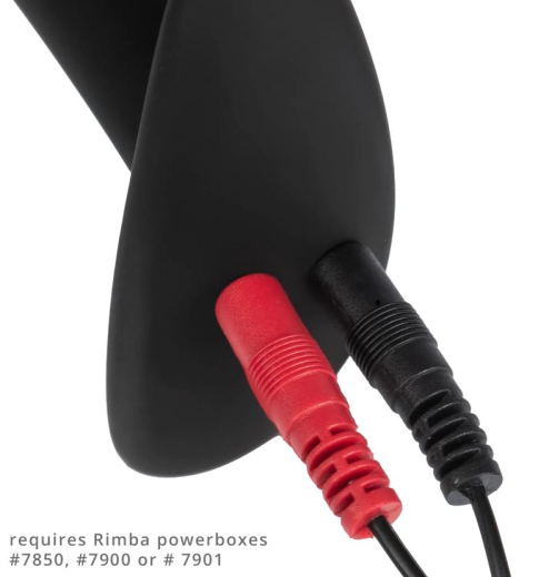 Rimba E-Stim Prostata Stimulator Silikon anatomisch gebogene Form & Basis 2mm Pin Anschlüsse von RIMBA kaufen