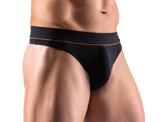 Shorts m. rotem Zierstreifen Baumwolle