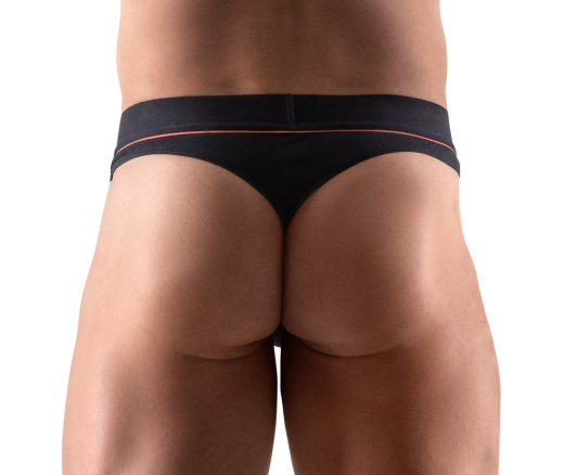 Shorts m. rotem Zierstreifen Baumwolle