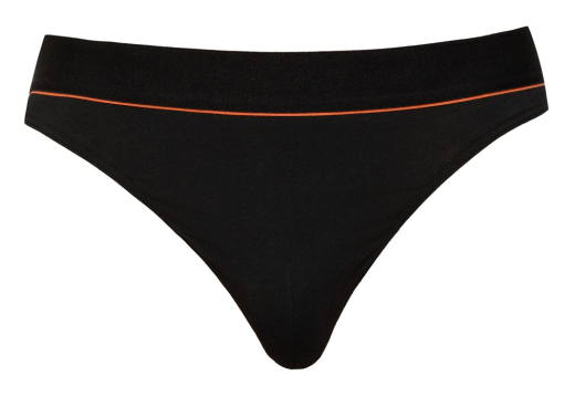 Shorts m. rotem Zierstreifen Baumwolle