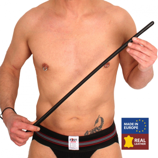 Rohrstock Polyethylen m. Lederbezug 64cm Länge flexibles fingerdickes BdSM Schlagwerkzeug von THE RED günstig kaufen