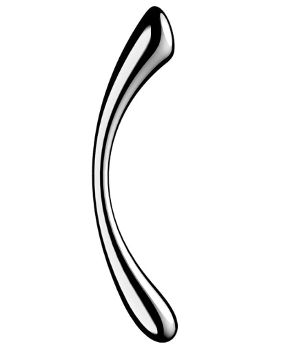 Satisfyer Cosmic Crest 1 Stainless Steel Dildo slim curved with two different Sides G-Spot Stimulator by SATISFYER buy