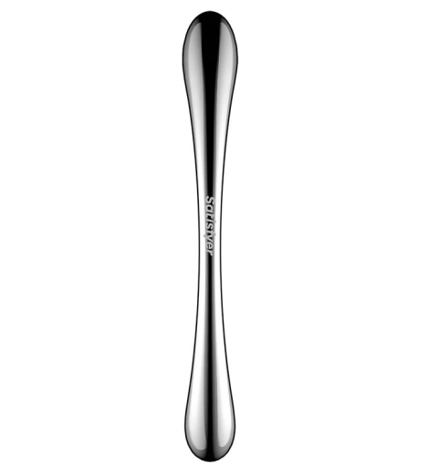 Satisfyer Cosmic Crest 1 Stainless Steel Dildo curved two different Sides G-Spot Stimulator by SATISFYER buy cheap