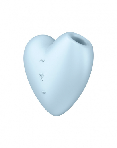 Satisfyer Cutie Heart Luftdruckstimulator m. Vibration blau