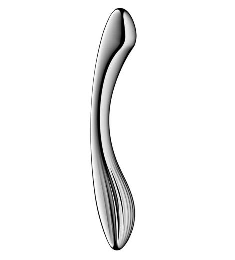 Satisfyer Pure Gravity 1 Edelstahldildo gebogener Dildo mit zwei verschiedenen Enden G-Punkt Stimulator kaufen