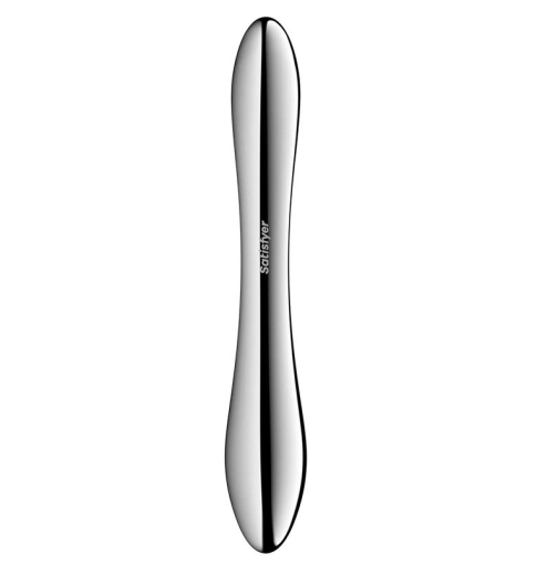 Satisfyer Pure Gravity 1 Edelstahldildo gebogener Dildo mit verschieden Enden G-Punkt Stimulator günstig kaufen