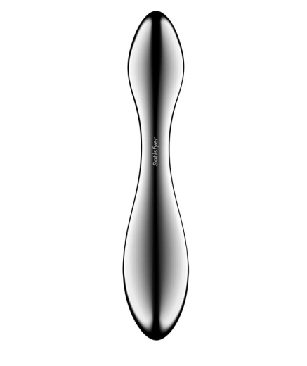 Satisfyer Pure Gravity 3 Edelstahldildo mit verschieden dicken Enden & Reizwellen G-Punkt Stimulator kaufen