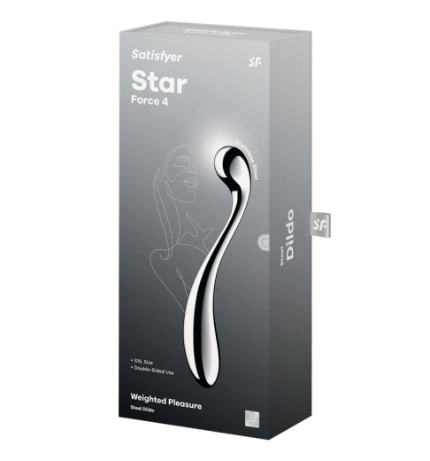 Satisfyer Star Force 4 Edelstahldildo über 1.1kg schwer mit verschiedenen Enden von SATISFYER günstig kaufen