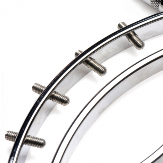 Schamlippenklemme m. Dornen einstellbar Edelstahl