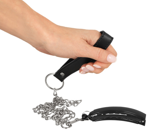 Labia Clamp w. Chain Leash & Hand-Loop