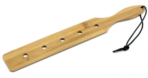 Schlagpaddel Bambus m. Löchern