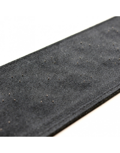 Schlagpaddel m. Dornen einseitig Sattelleder