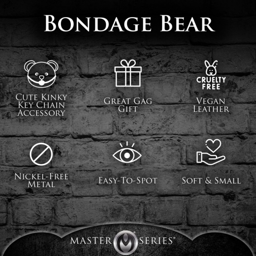 Schlüsselanhänger BdSM Teddy Bär
