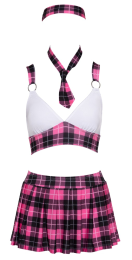 Schoolgirl Uniform Costume 4-Pieces