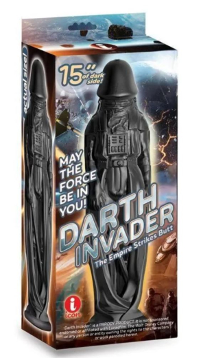 Sci-Fi Dildo Darth INvader 14-Inch PVC der Star-Wars Filmserie Bösewicht originalgetreu mit Peniskopf günstig kaufen