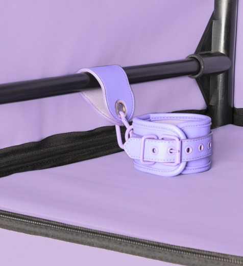 Secret Dome Bukkake Sex Cabin purple-black Sex-Furniture with washable PU-Cover by SECRET DOME buy cheap