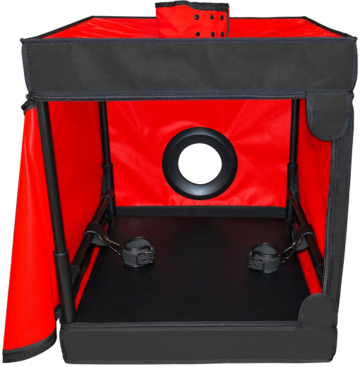 Secret Dome Bukkake Sex Cabin black-red lightweight Aluminium System & Polyurethane Cover with Holes buy