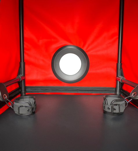 Secret Dome Bukkake Sex Cabin black-red lightweight Aluminium washable Polyurethane Cover with Holes buy cheap