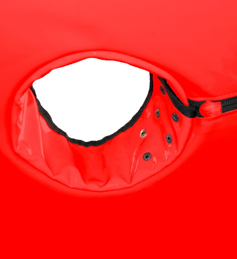 Secret Dome Bukkake Sex Cabin black-red with Wrist Cuffs & Polyurethane Cover with Holes by SECRET DOME buy cheap