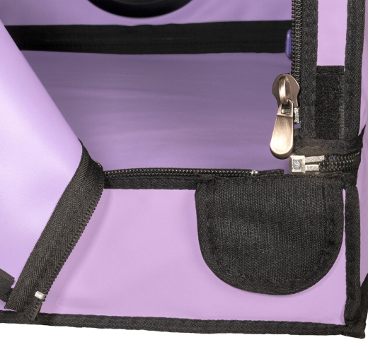 Secret Dome La Niche Sexkabine lila-schwarz m. Hand- & Fussfesseln von SECRET DOME kaufen