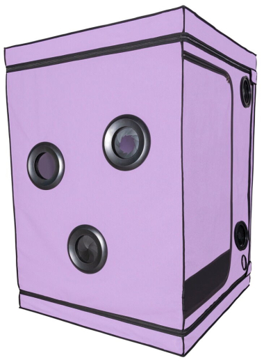 Secret Dome Scandale Sex Cabin purple-black stable Aluminium Plug-in Construction w. Restraints buy cheap