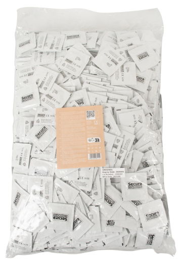 Secura Original Condoms 1000-Pc Pack