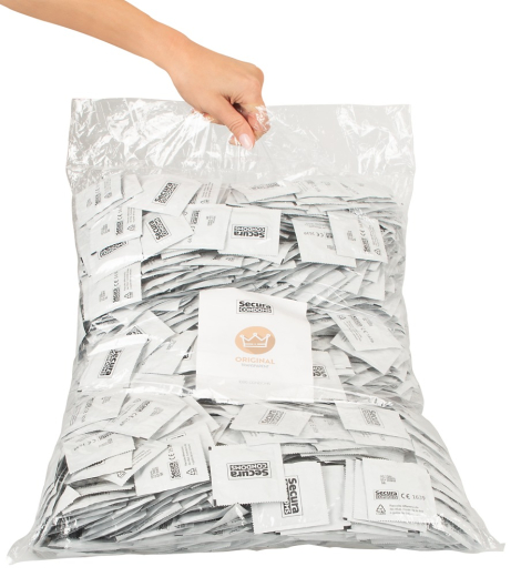 Secura Original Condoms 1000-Pc Pack