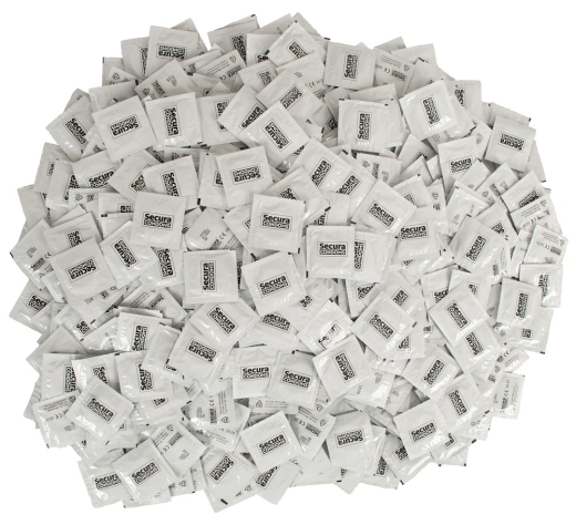 Secura Original Condoms 1000-Pc Pack