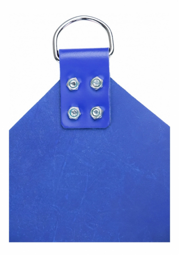 Sex-Sling Hängematte 4-Punkte 100x60cm Rindsleder blau