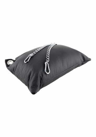 Sex-Sling Kopfkissen Rindsleder schwarz