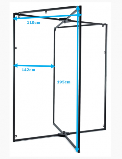 Sex-Sling SM-Swing Stand Steel silvergray