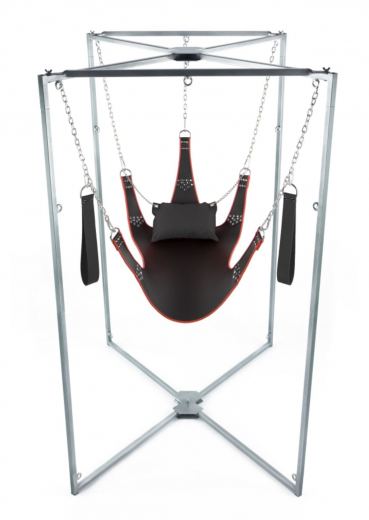Sex-Sling SM-Swing Stand Steel silvergray