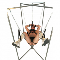 Sex-Sling SM-Swing Stand Steel silvergray