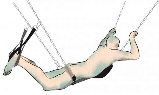 Sex-Swing Hängematte Liebesschaukel Leder