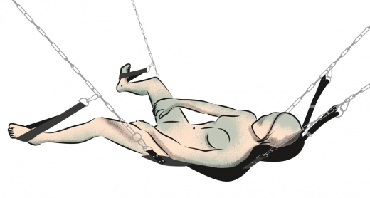 Sex-Swing Hängematte Liebesschaukel Leder