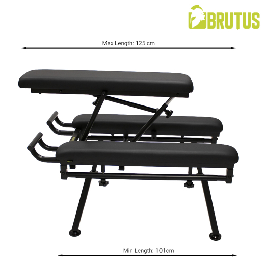 Sex Lounger adjustable Brutus Fuck Bench w. 3 padded Surfaces sturdy Steel Construction by BRUTUS buy cheap