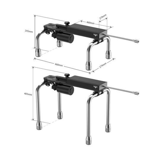 Sex-Machine Kiotos Love Machine Quattro Luxe adjustable w. Silicone Dildo & Suction Cup Attachment buy cheap