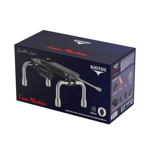 Sex-Machine Kiotos Love Machine Quattro Luxe adjustable luxurious w. Silicone Dildo & Suction Cup Attachment buy