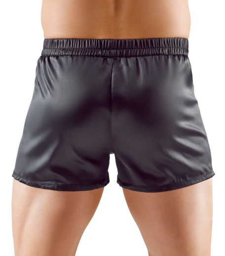 Shorts w. Front Opening Satin silky-soft Material elastic Waistband casual & relaxed wide Cut & open Front buy cheap