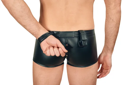 Shorts m. Handfesselriemen Mattlook