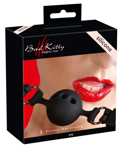 Silicone Ball Gag w. Holes small