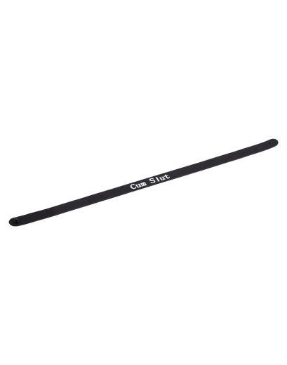 Silicone Collar w. Letters Cum Slut slim black adjustable for all Neck Sizes white Lettering ID-Collar by RIMBA buy cheap