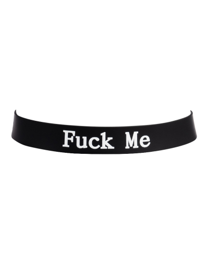 Silicone Collar w. Letters Fuck Me