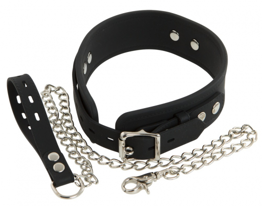 Silicone Collar w. Leash